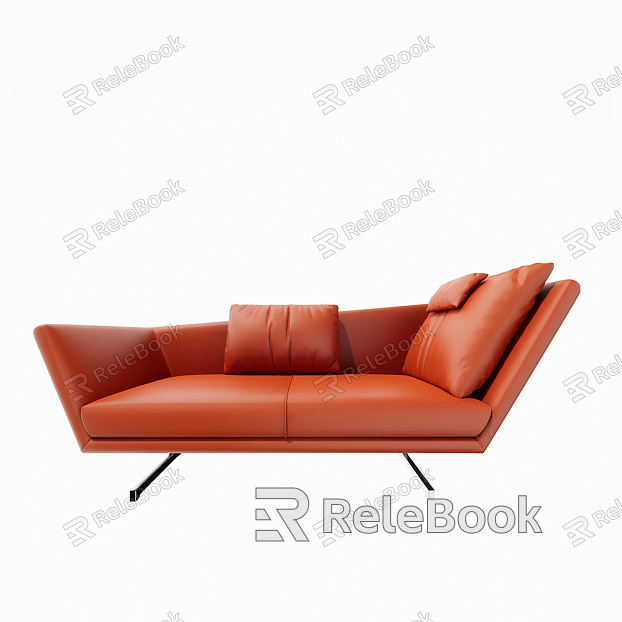 Modern double sofa model