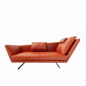 Modern double sofa 3d model