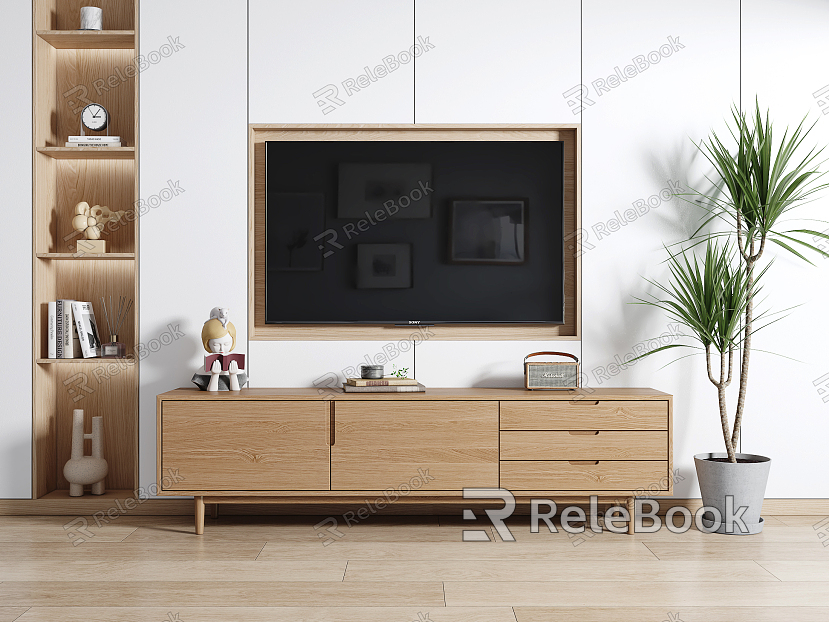 Nordic TV cabinet model