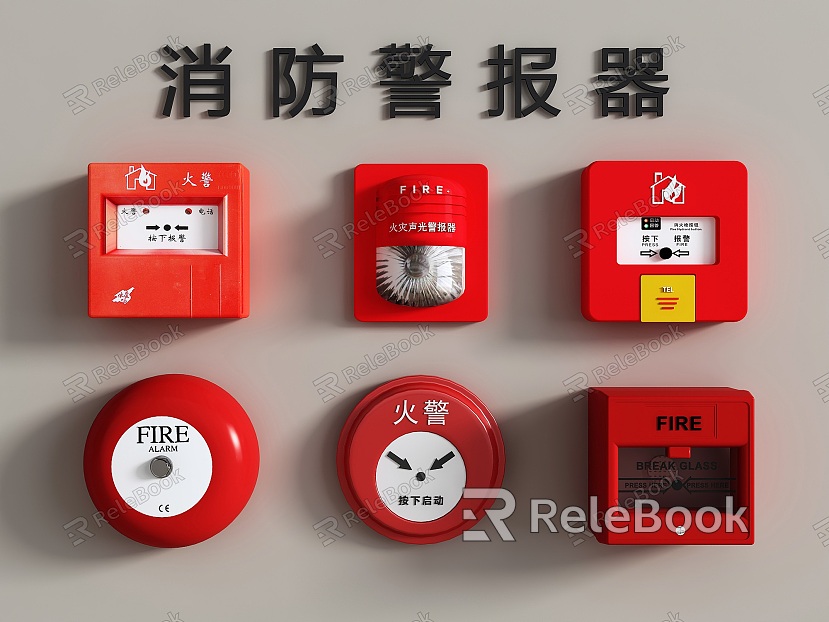 Fire alarm alarm sound and light integrated alarm smoke alarm fire detector model