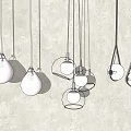 Modern Chandelier Simple Chandelier 3d model