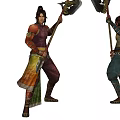 Modern Game Character Three Kingdoms Unparalleled Character Man 3d model