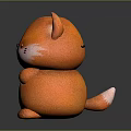 Modern Toy Muppet Toy Cat Pillow Muppet 3d model