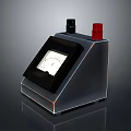 Professional Measuring Equipment With Metal Casing Analog Gauge And Black Red Components