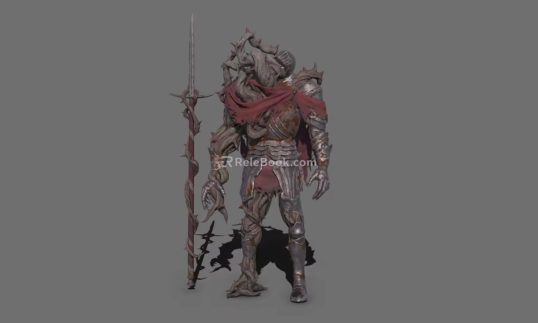 Parasitic Tree Sperm Knight Tree Man Warrior 3d model