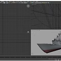 US Perry Class Frigate Success Class Frigate Frigate Warship 3d model
