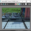 Industrial Factory Layout with Large Equipment and Metal Piping Structures
