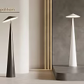 Middle style floor lamp 3d model