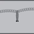 Industrial Equipment Metal Frame Structure With Support Beam And Engineering Design