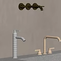 Sleek Modern Faucets in Black White and Brass Styles Including Wall Mounted and Countertop Designs
