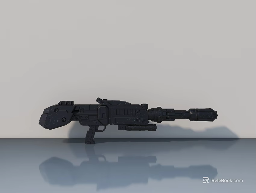 Modern Black Hinged Swing Door With Sleek Design For Home Interior Use 3d model