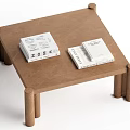 Middle Ancient Style Coffee Table 3d model