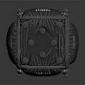Black Robotic Pioneer Device With Four Legged Structure And Yellow Branding