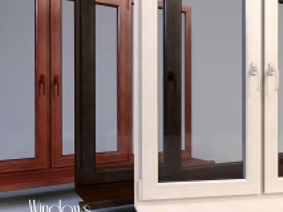 Various Styles And Colors Of Casement Windows Collection For Home Design 3d model