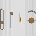 Modern Minimalist Gold Metal Wall Lamps With Sleek Linear And Circular Designs For Interior Lighting
