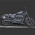 Modern motorcycle two-wheeled motorcycle off-road motorcycle road racing motorcycle 3d model