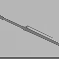 Long Handle Tool With Curved Structure And Metal Rod Design For Practical Use