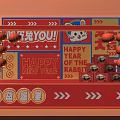 Vibrant Year of the Rabbit New Year Celebration With Lanterns and Gift Boxes