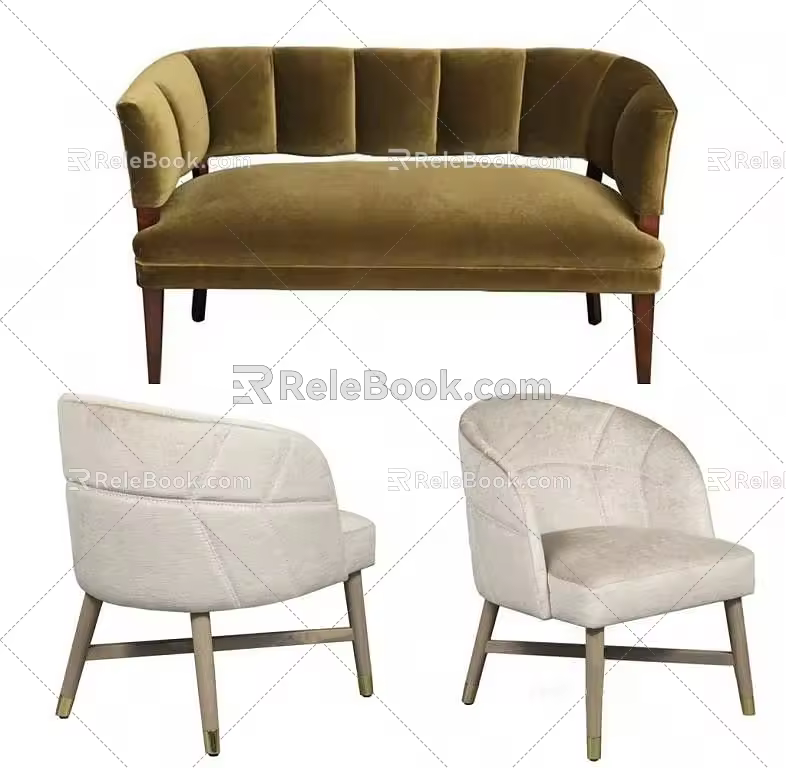 Combination sofa 3d model
