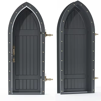 American swing door 3d model