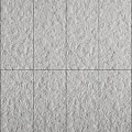 Gray Textured Background Wall With Square Tiles And Rough Surface Design