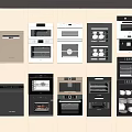 Embedded oven steaming and baking machine coffee machine induction cooker disinfection cabinet dishwasher 3d model