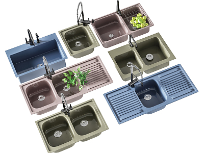 Modern dish washing basin sink model