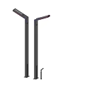 Modern Outdoor Lights with Different Stylish Designs for Garden Pathway Lighting 3d model