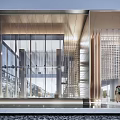Modern Sales Office Building Sales Office 3d model