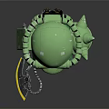 Modern Robot Machine Force Mechanical Force 3d model
