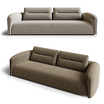 Basilico double sofa 3d model