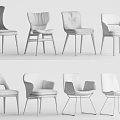 Modern Upholstered Accent Chairs With Diverse Designs And Assorted Color Options