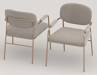 Leisure Chair Backrest Chair 3d model