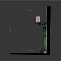 Vintage Street Storefront Model With Colorful Shutter Doors Gray Ground And Stains