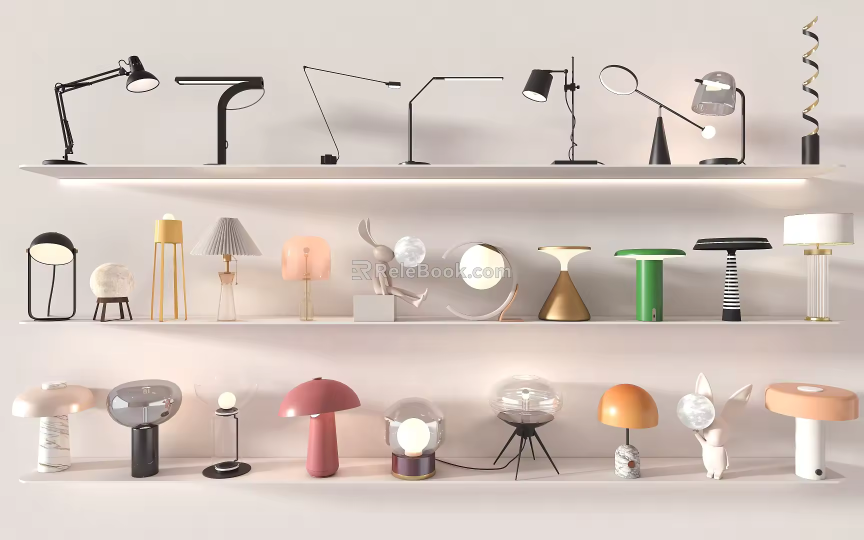 Modern Table Lamp Bedside Table Lamp Glass Table Lamp Reading Table Lamp French Style Lamp Metal Table Lamp Desk Lamp Office Table Lamp Cream Table Lamp Creative Table Lamp Special-shaped Table Lamp Decorative Lamp 3d model