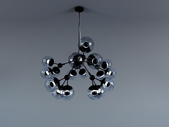 Modern chandelier 3d model