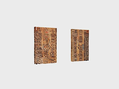 wood carving 3d model