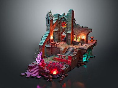 Game Environment Game Scene Fairy Tale Scene Fairy Tale Magic Scene Magic Item Fantasy Scene 3d model