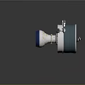 Detailed Aircraft Engine Cutaway View Showing Turbine Blades And Internal Components
