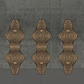 Middle Ancient Quiet Floor Lamp Southeast Asia Rattan Floor Lamp Simple Floor Lamp Southeast Asia Landscape Lamp 3d model