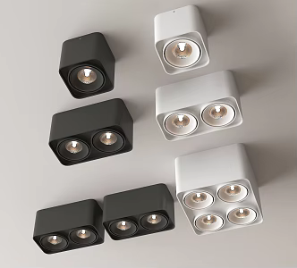 Modern downlight spotlight open downlight 3d model