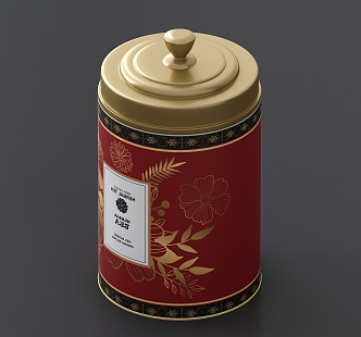 Tea Jar Storage Jar Container Tea Jar Decorative Jar Tea Jar Storage Jar Container Tea Jar Decorative Jar Tea Jar Storage 3d model