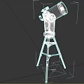 Commercial Equipment Professional Black Telescope With Stable Tripod Stand For Business Observation