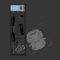Gaming PC Setup With Monitor Racing Game Display RGB Fans Transparent Case Keyboard Mouse