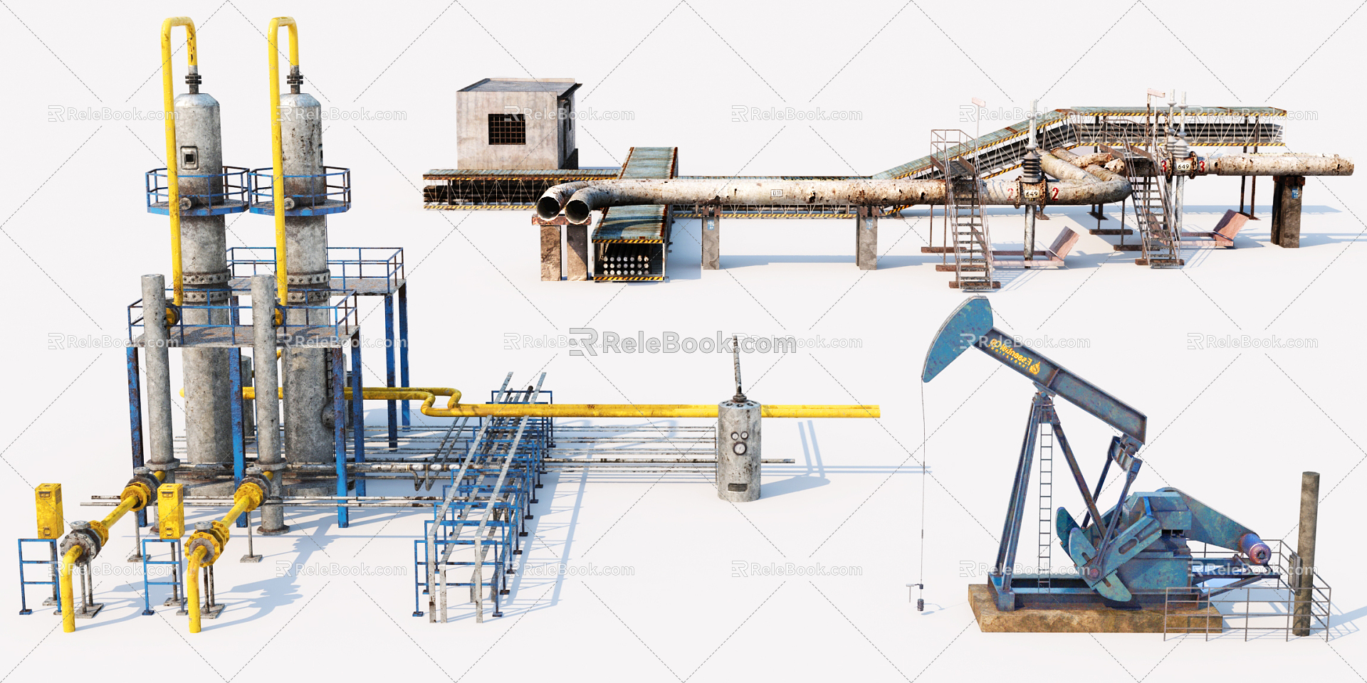 Industrial LOFT Equipment 3d model