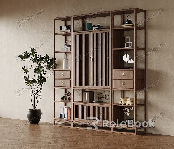 New Chinese Antique Rack model