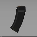 Black Tactical Magazine With Curved Design High Capacity And Durable Polymer