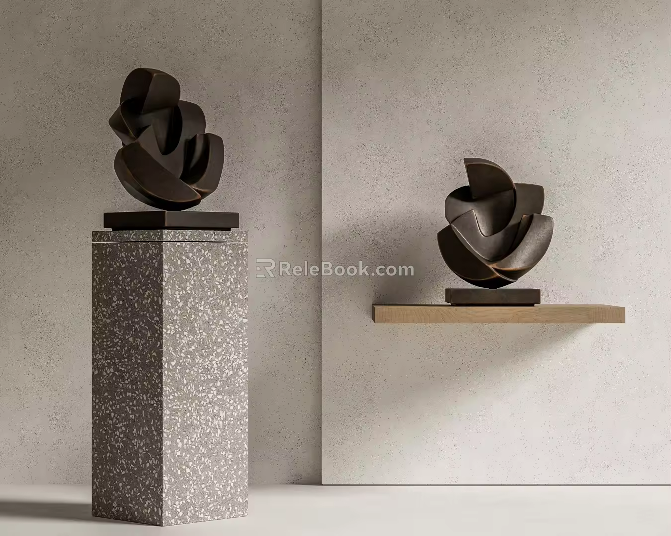 Modern Sculpture Abstract Sculpture 3d model