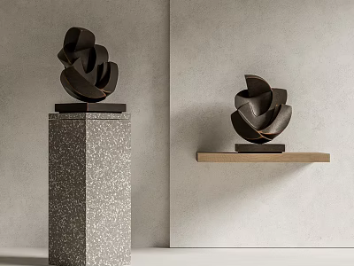 Modern Sculpture Abstract Sculpture 3d model