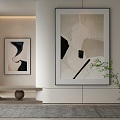 Modern Decorative Painting Hanging Painting 3d model